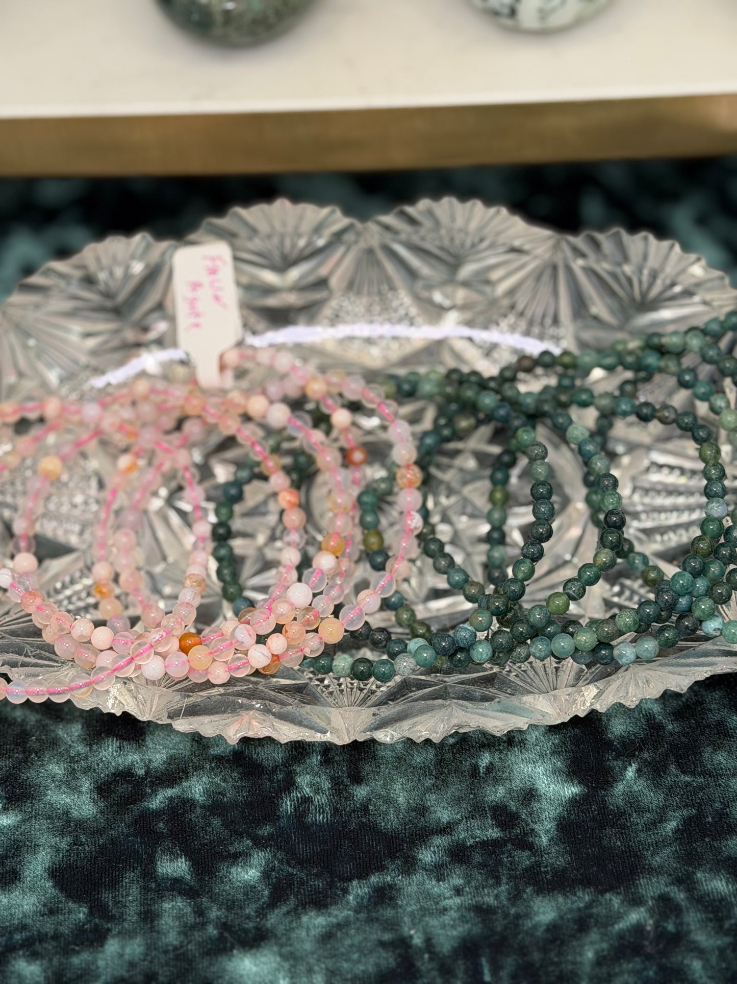 Flower Agate Stretchy Bracelet - Growth, Nurturing & New Beginnings