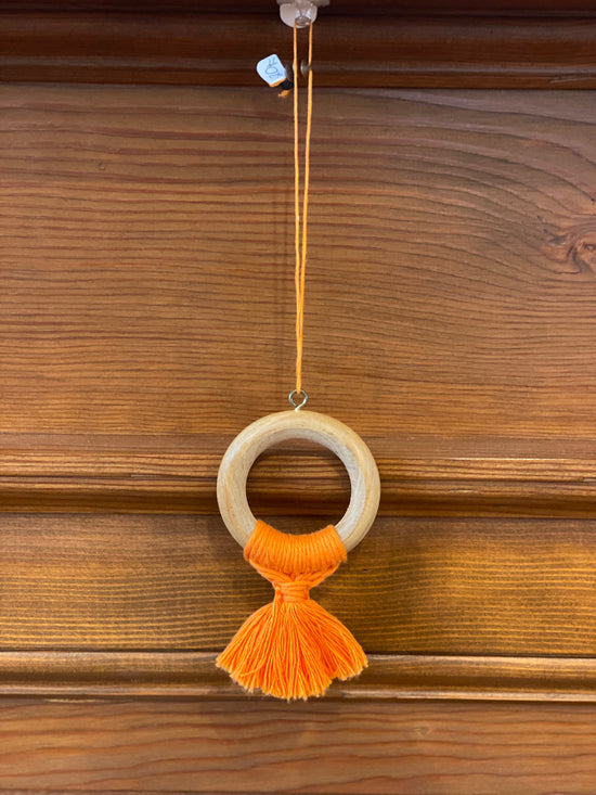 Orange Macramé Decor
