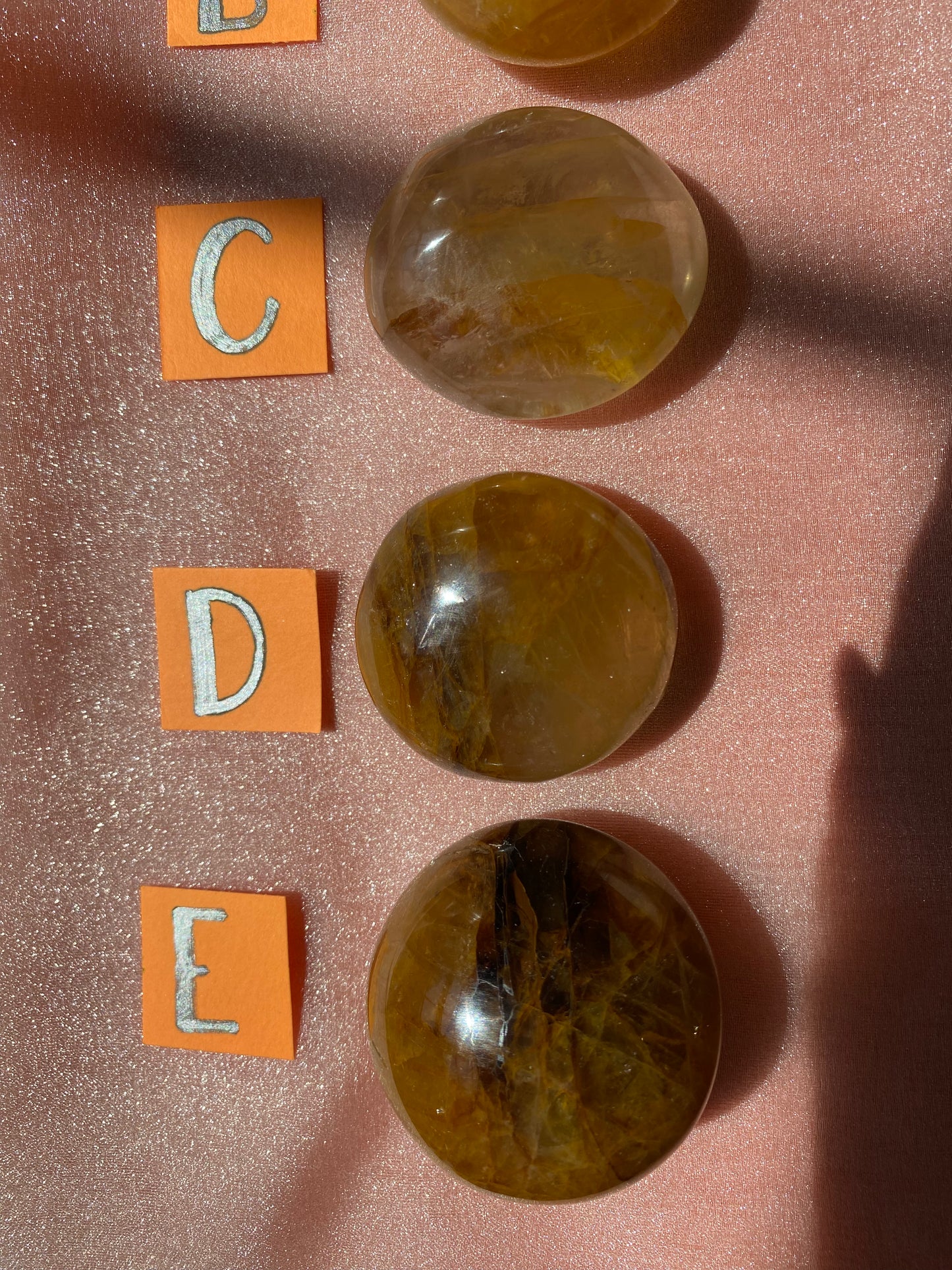 Golden Healer Palm Stone