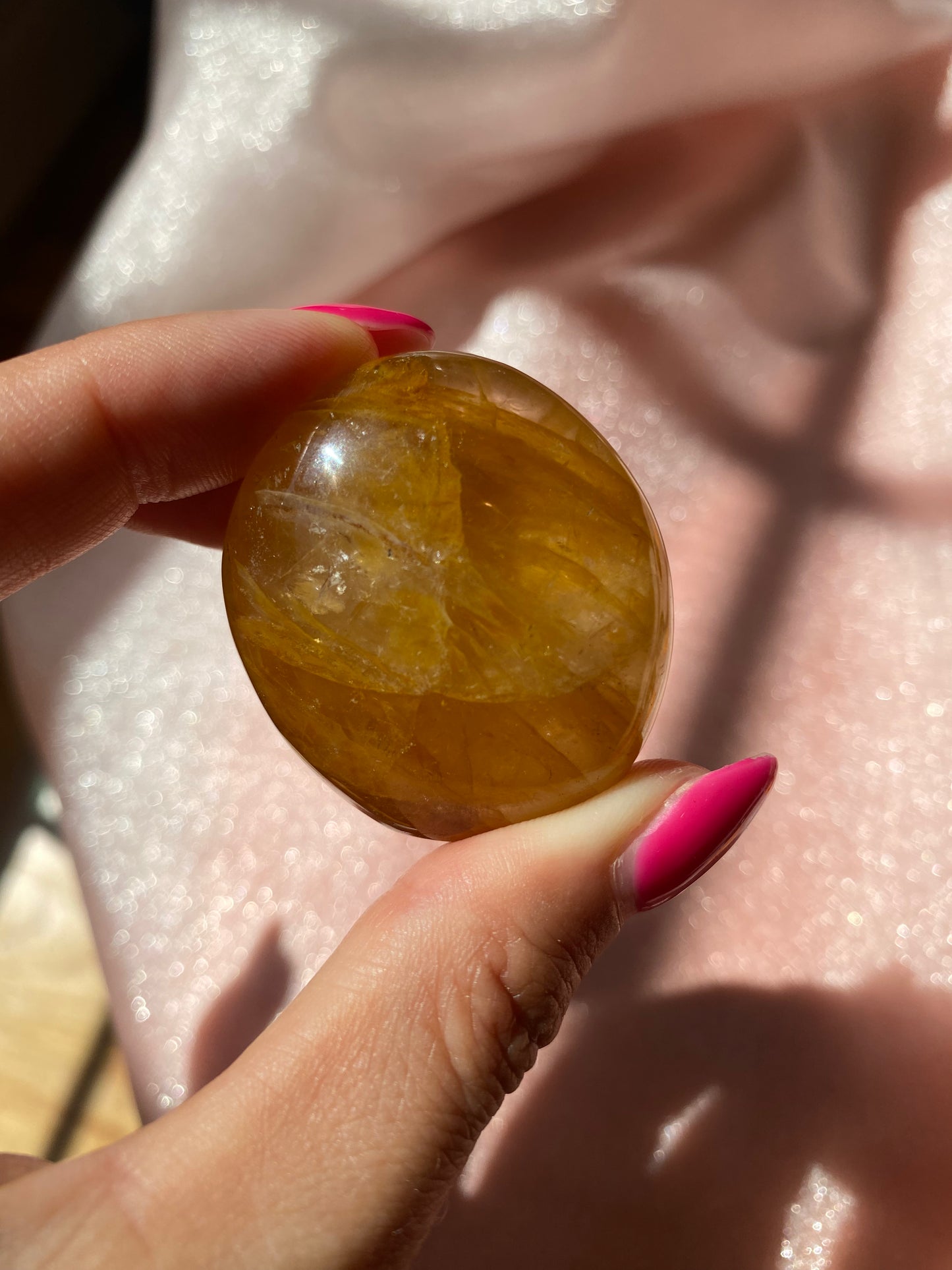 Golden Healer Palm Stone