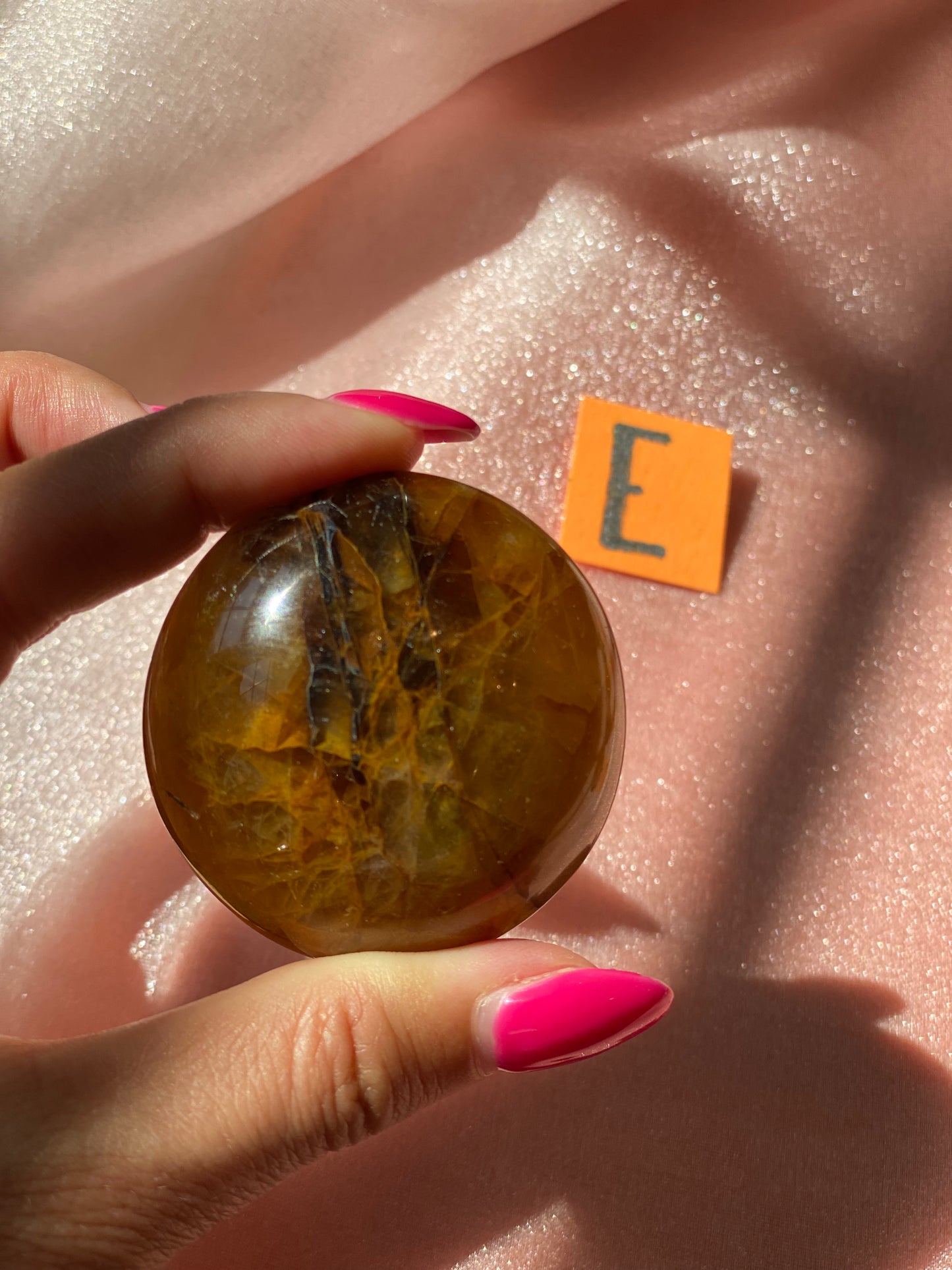 Golden Healer Palm Stone