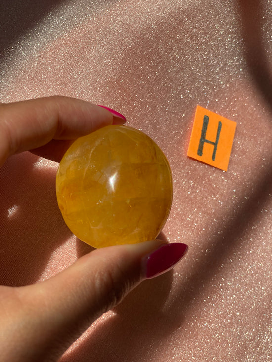 Golden Healer Palm Stone