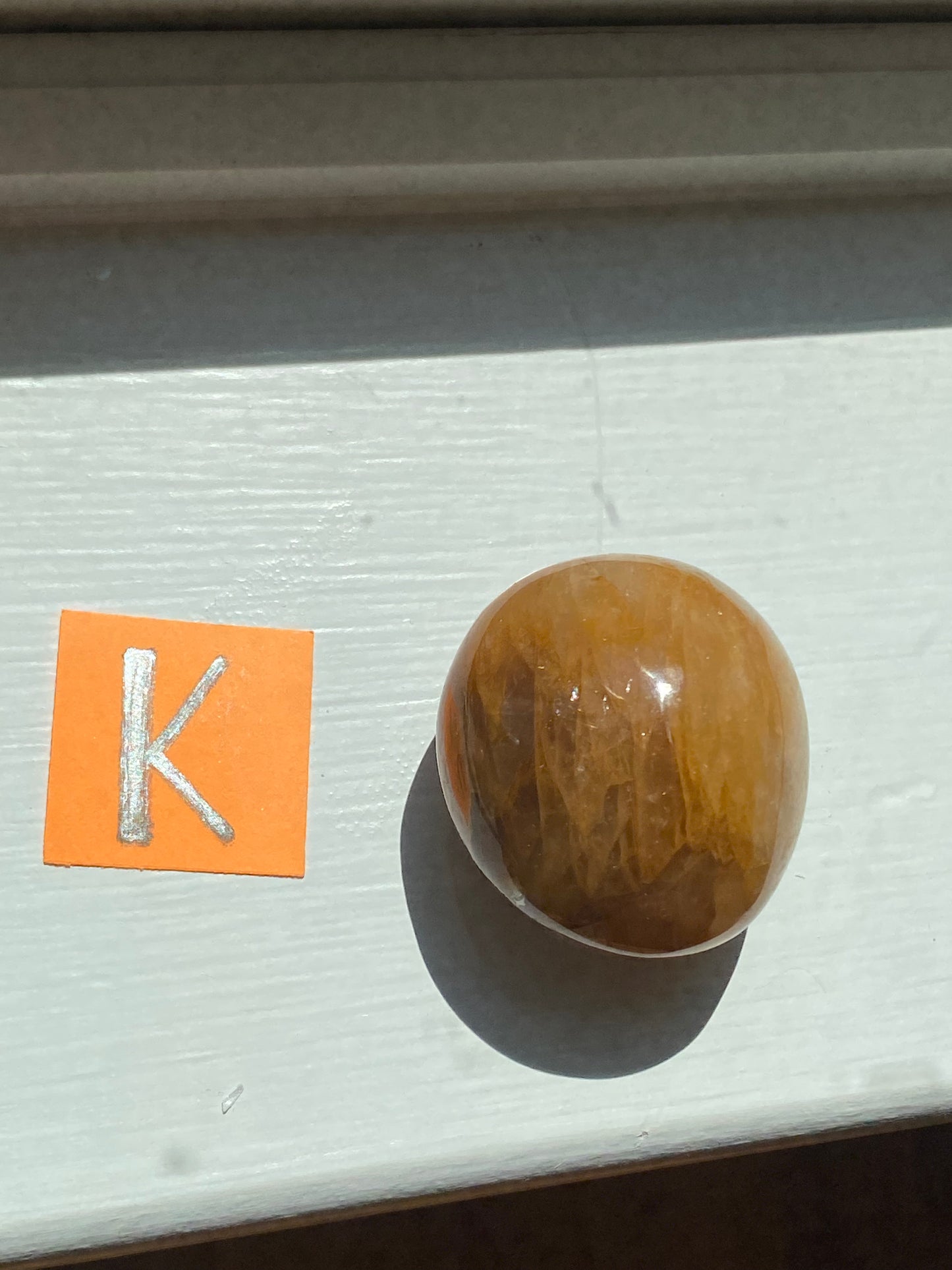 Golden Healer Palm Stone