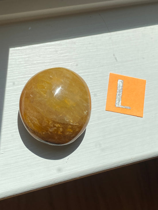 Golden Healer Palm Stone