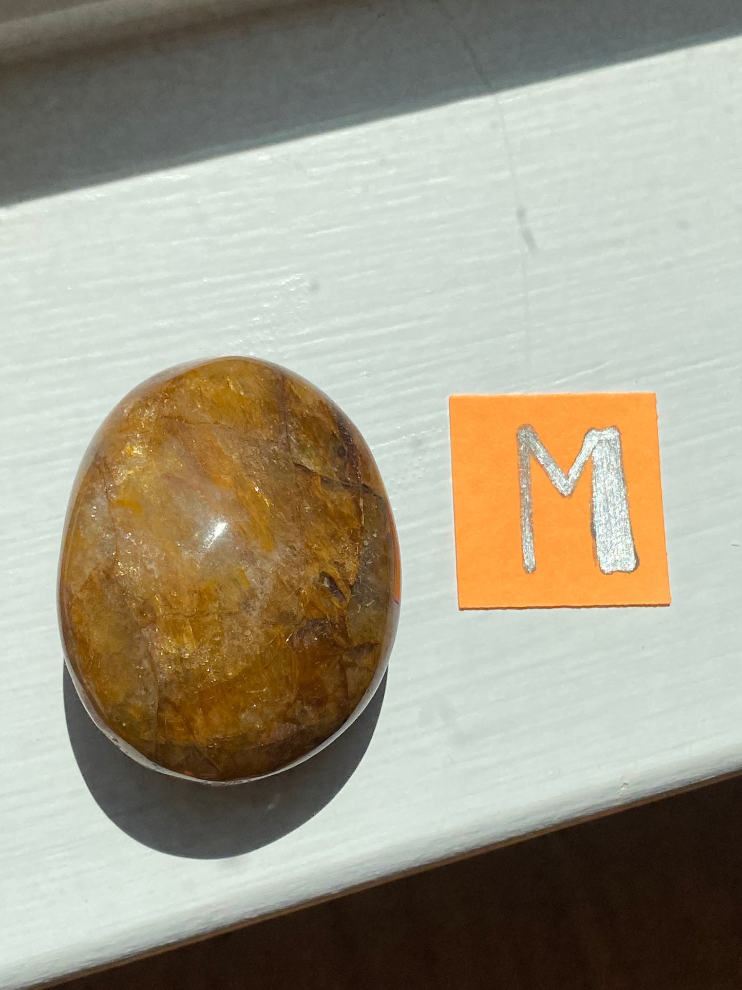 Golden Healer Palm Stone
