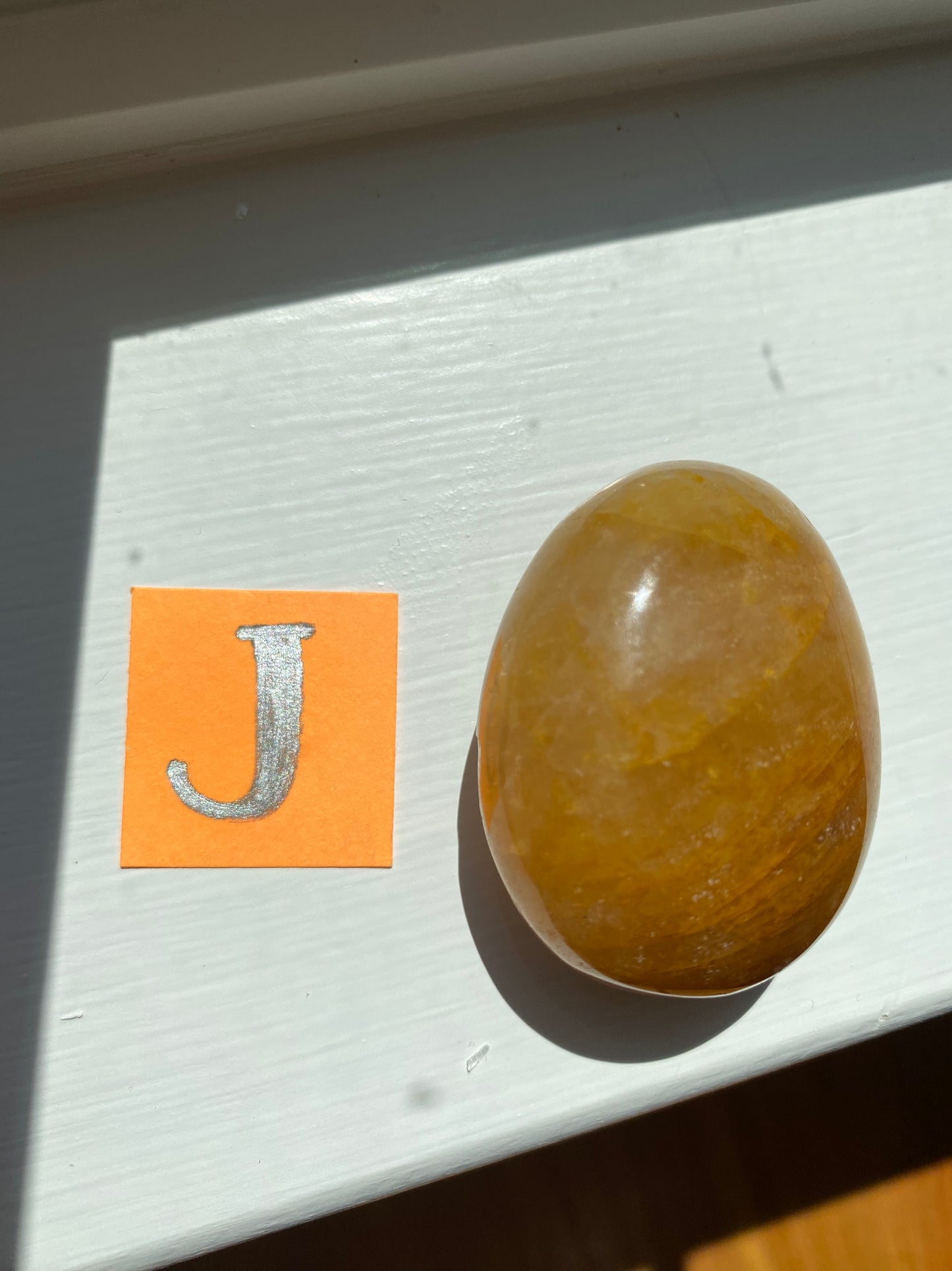 Golden Healer Palm Stone