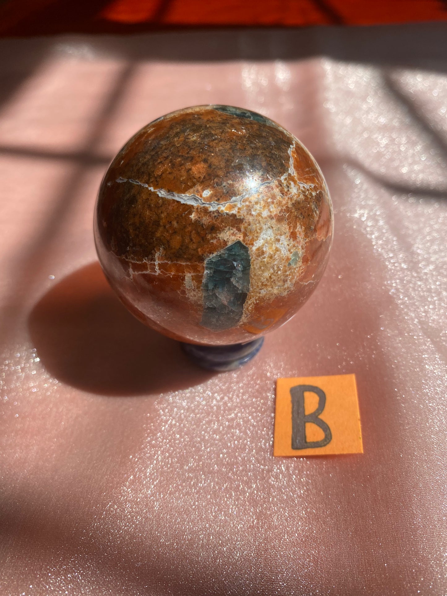 Sunstone Apatite Sphere