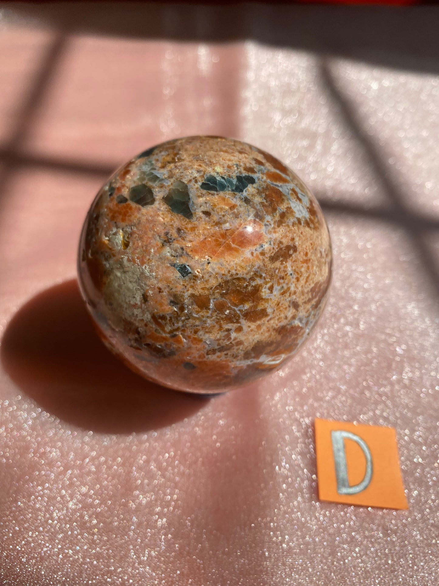 Sunstone Apatite Sphere