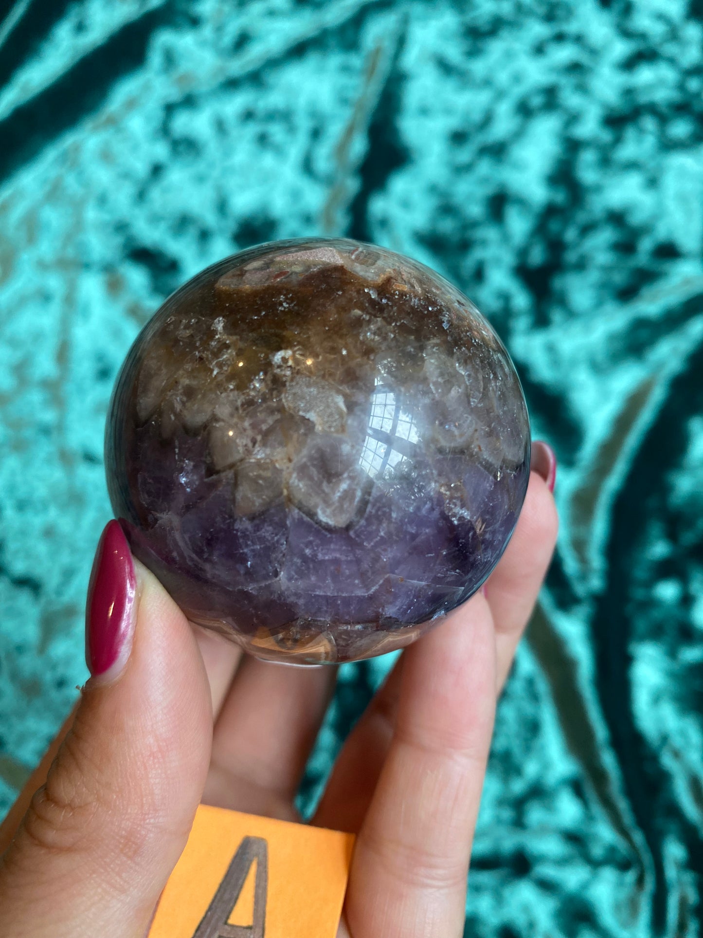 Amethyst Lace Agate Sphere