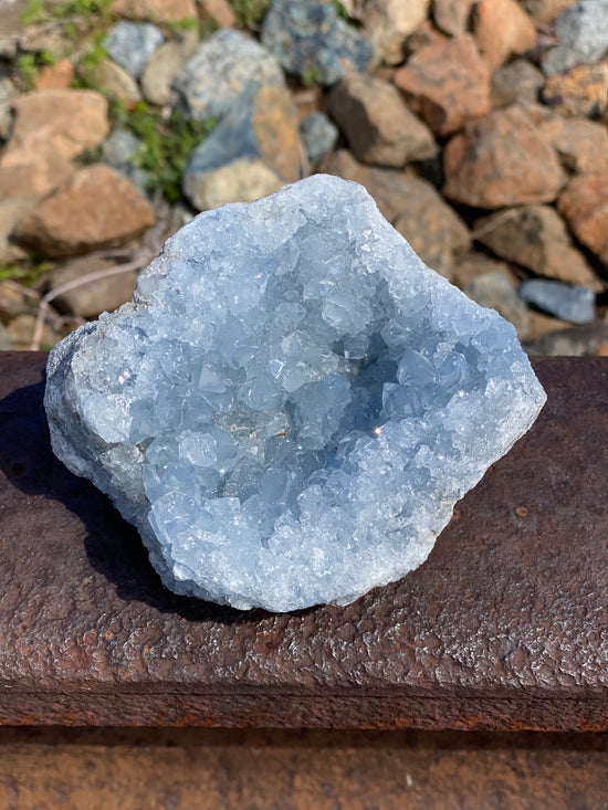 Celestite Geodes (size variety)