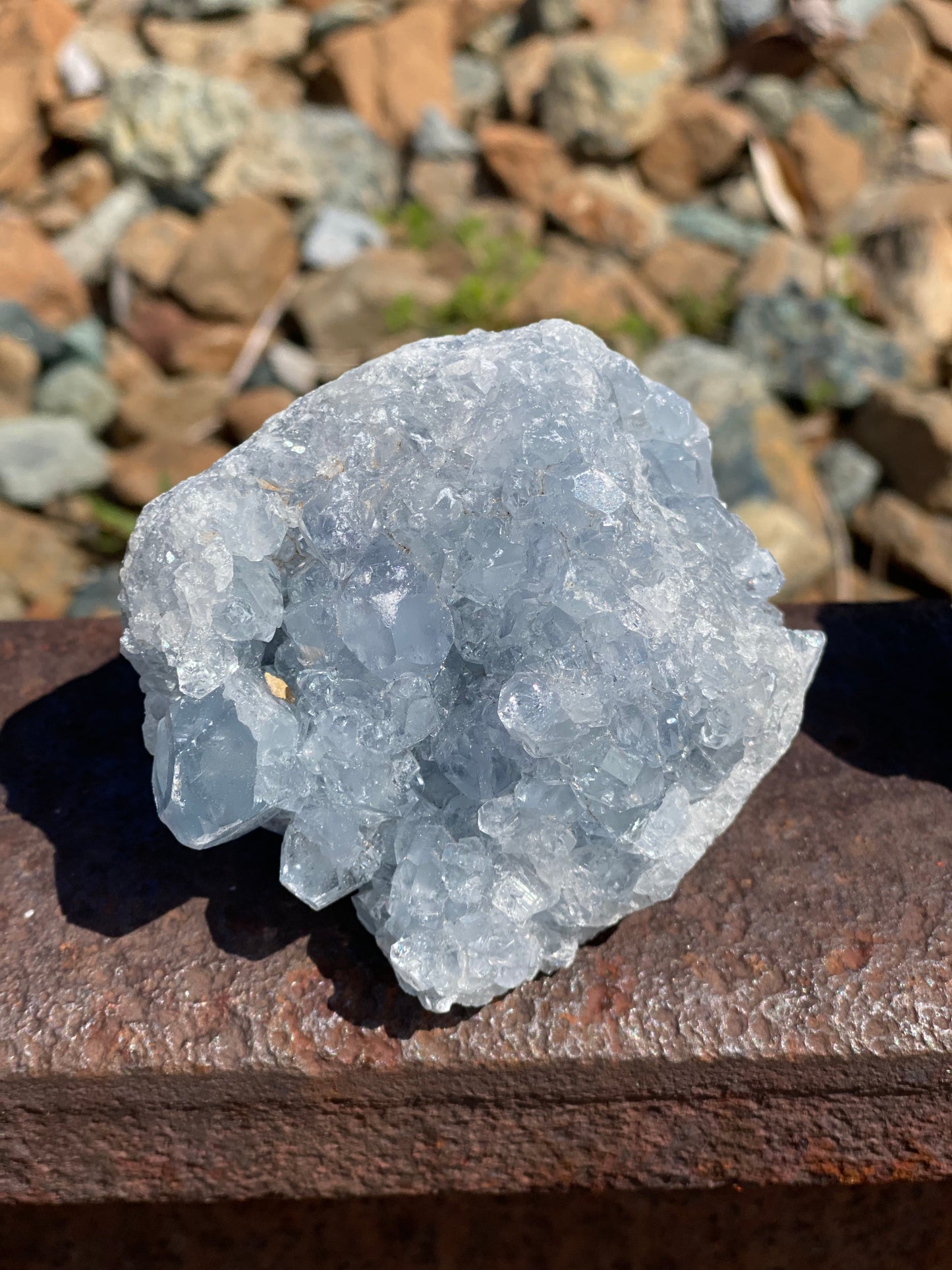 Celestite Geodes (size variety)