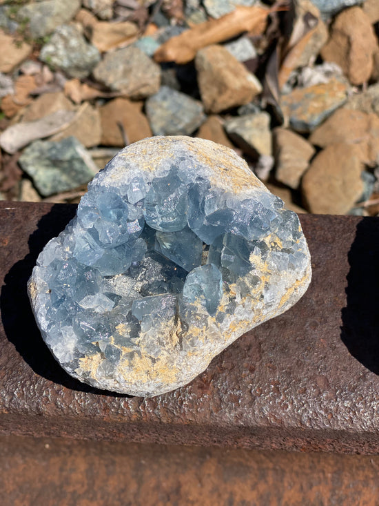 Celestite Geodes (size variety)