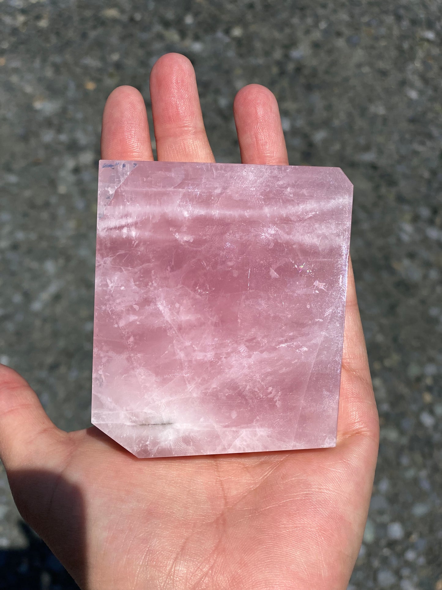 Rose Quartz Polished Slabs