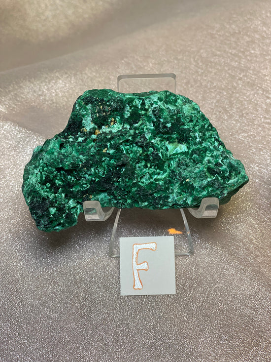 Velvet Fibrous Malachite Raw