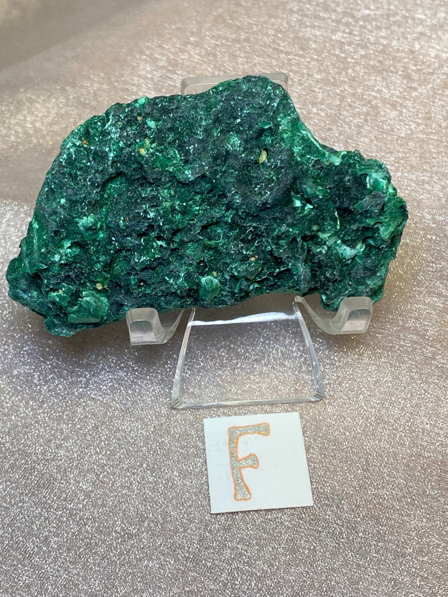 Velvet Fibrous Malachite Raw