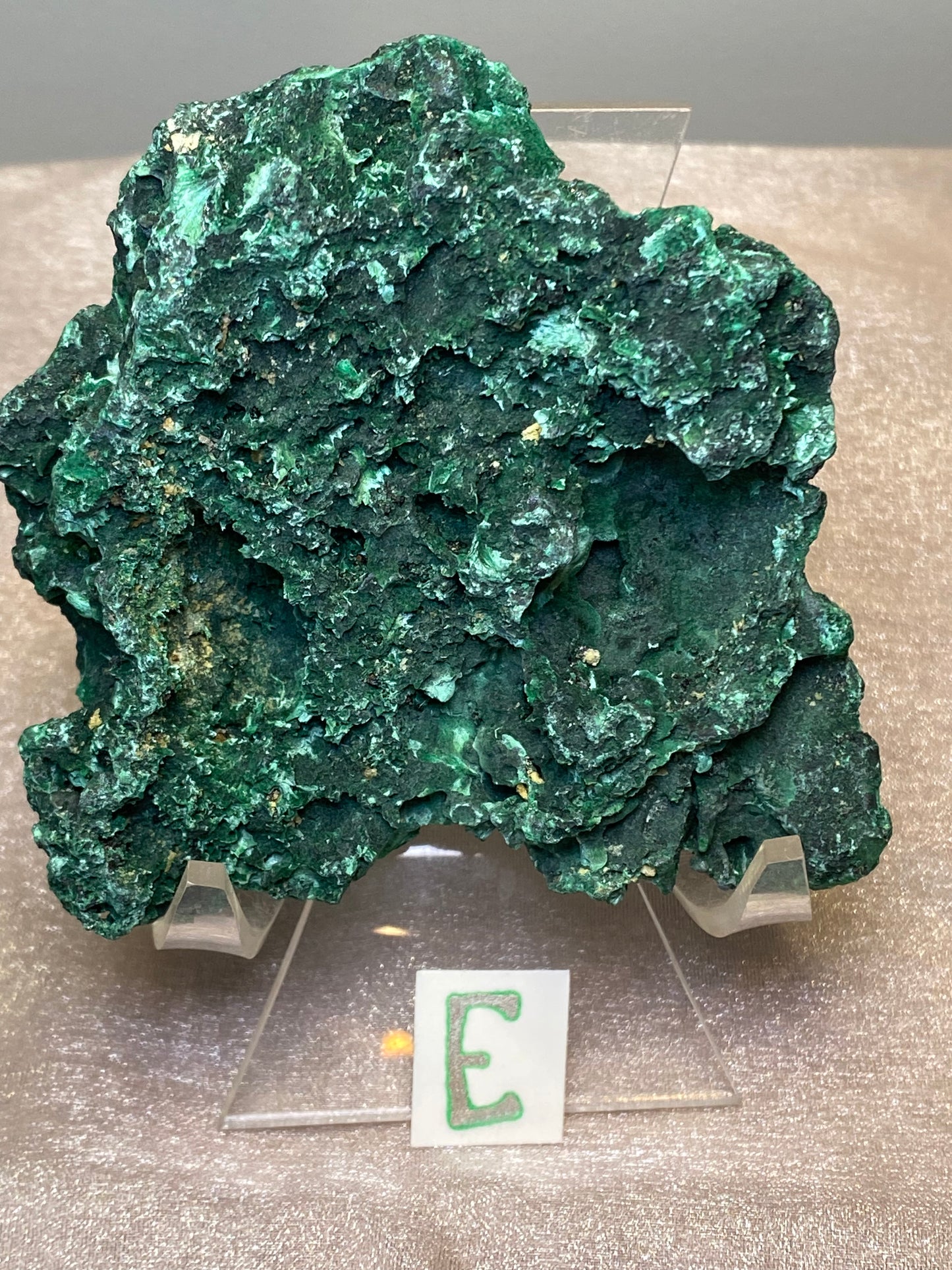 Velvet Fibrous Malachite Raw