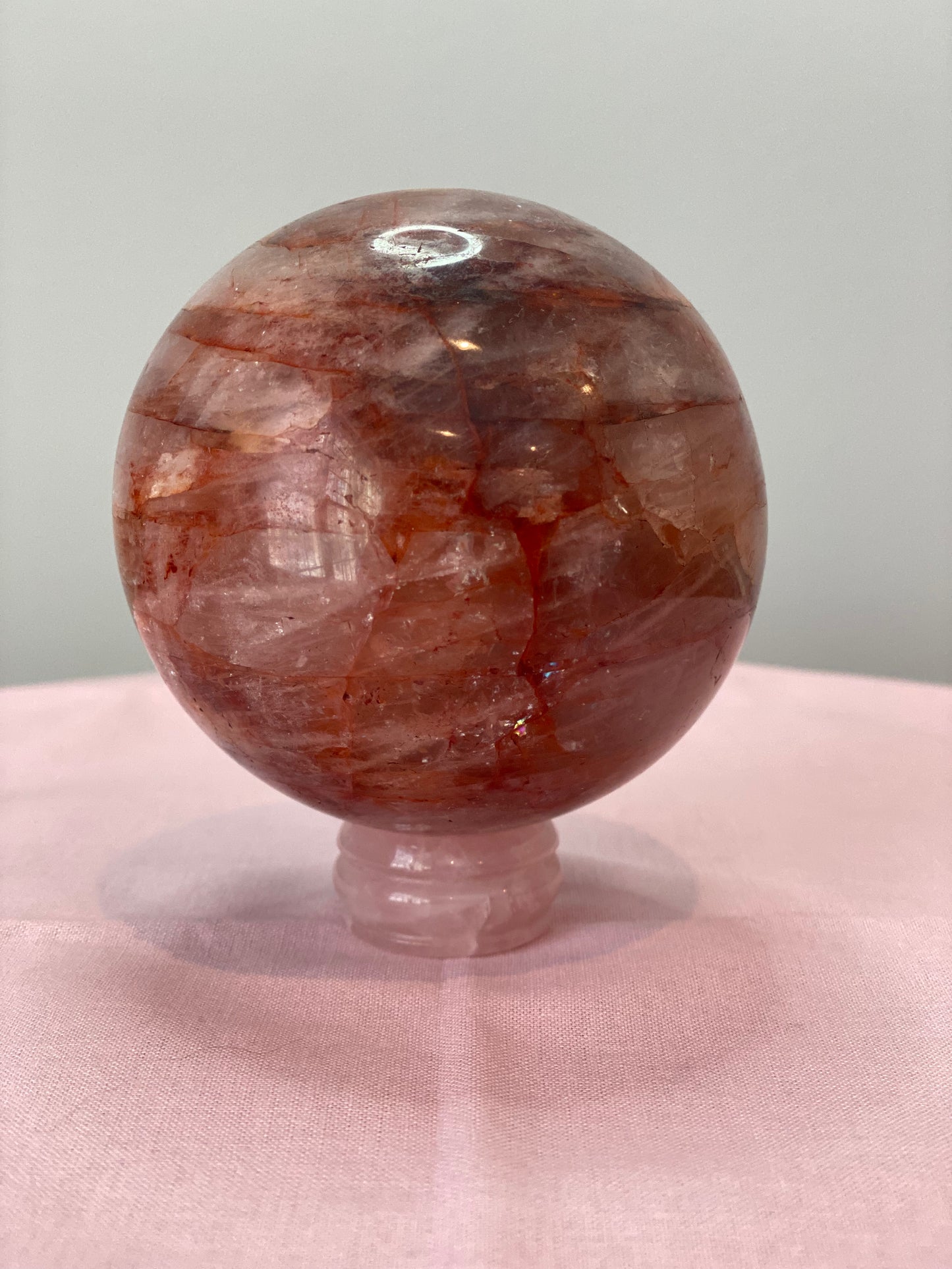 Fire Quartz Sphere