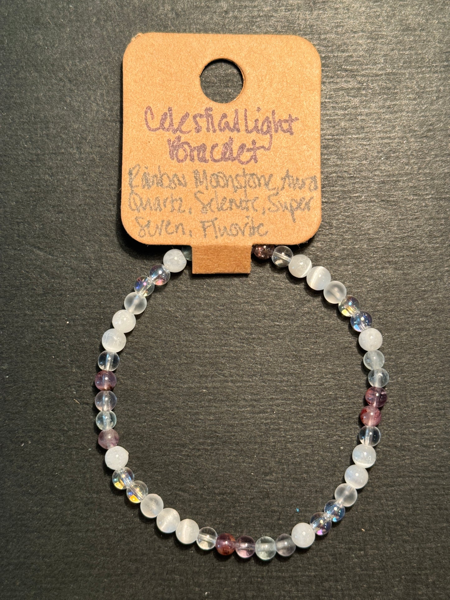 Healing Energy Gemstone Bracelet 4mm Collection by Jen Koch