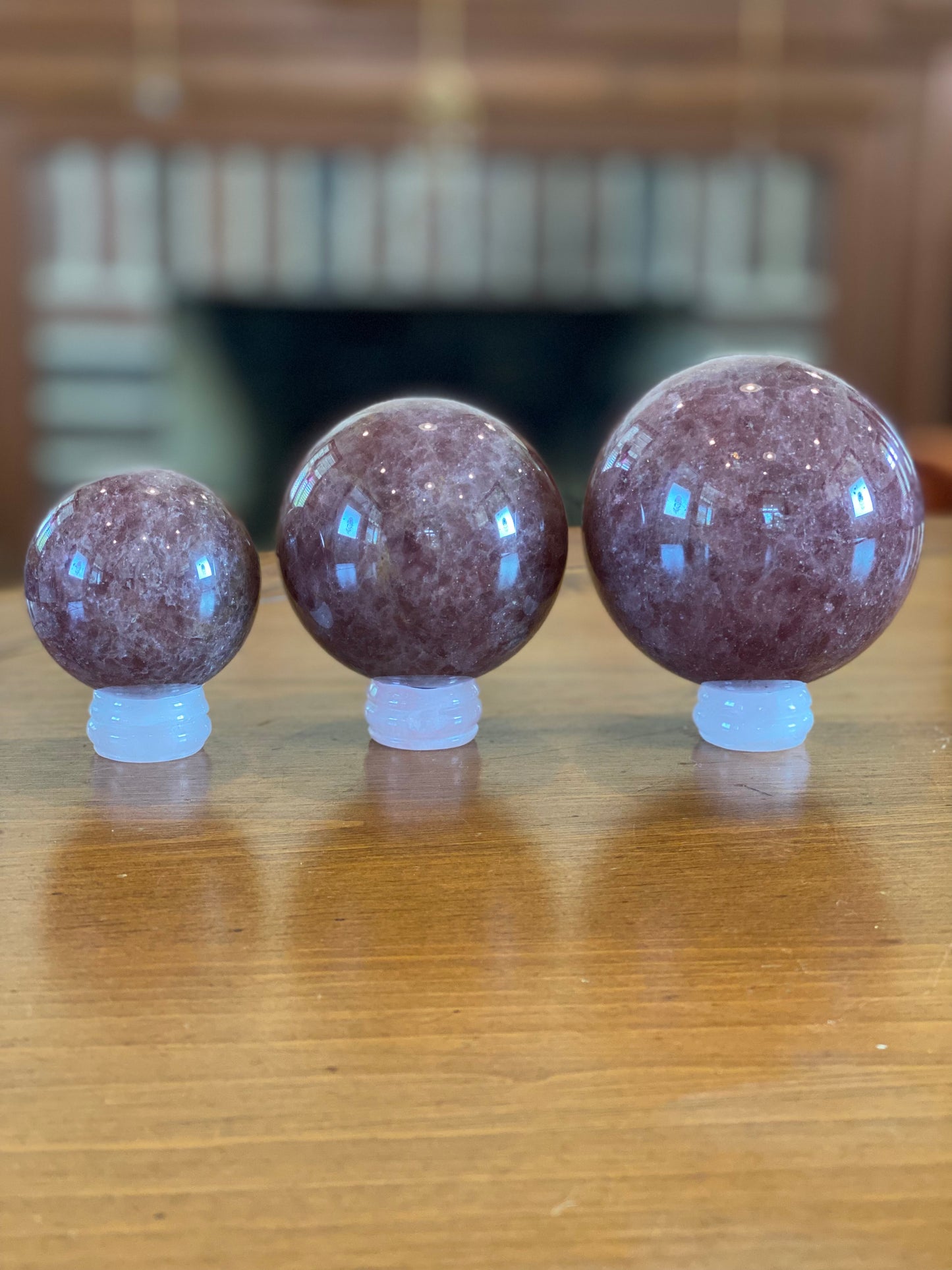 Strawberry Quartz Spheres