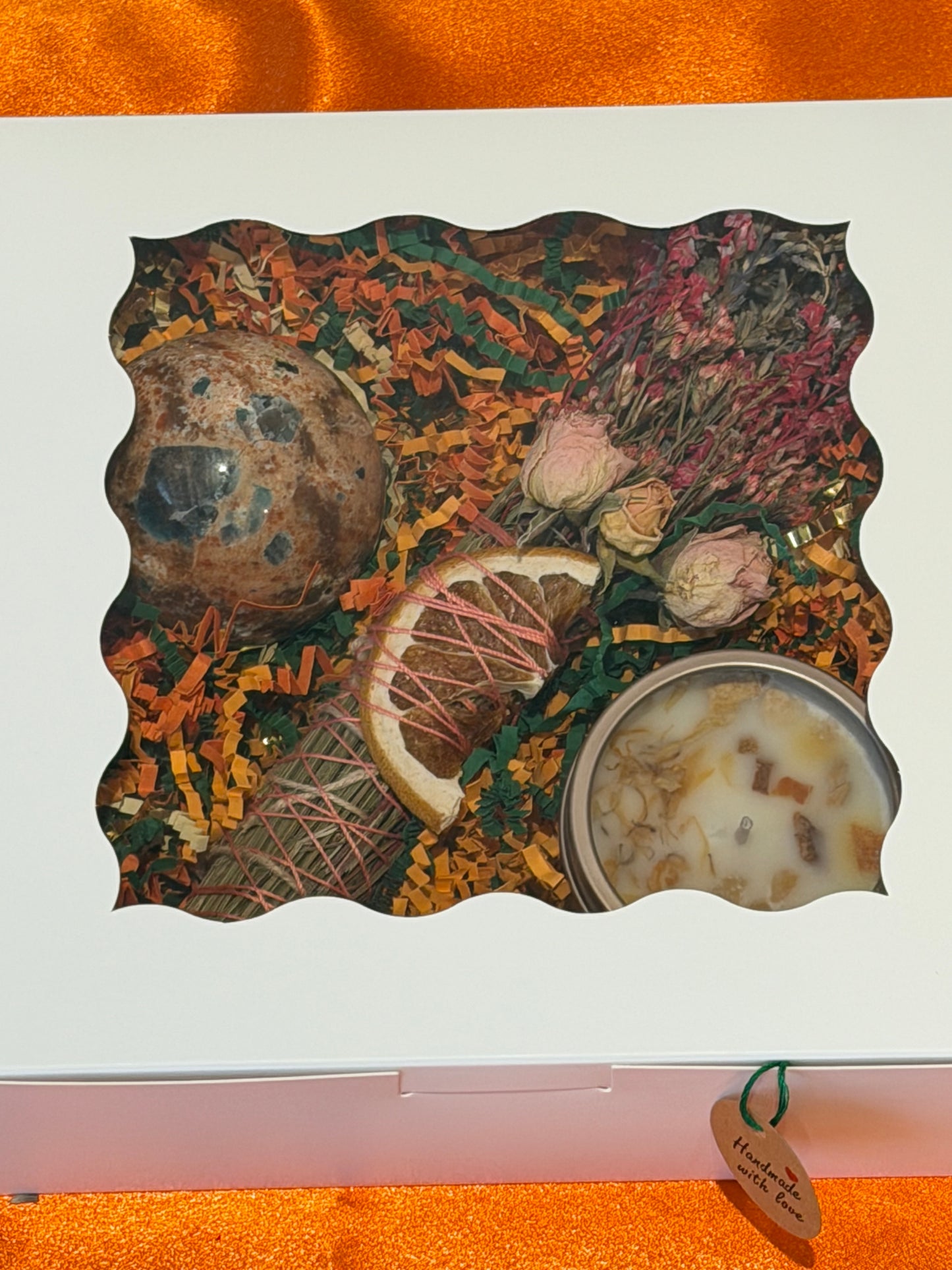 Grapefruit, Lavender & Rose Smudge Stick – Citrus Energy Clearing Bundle