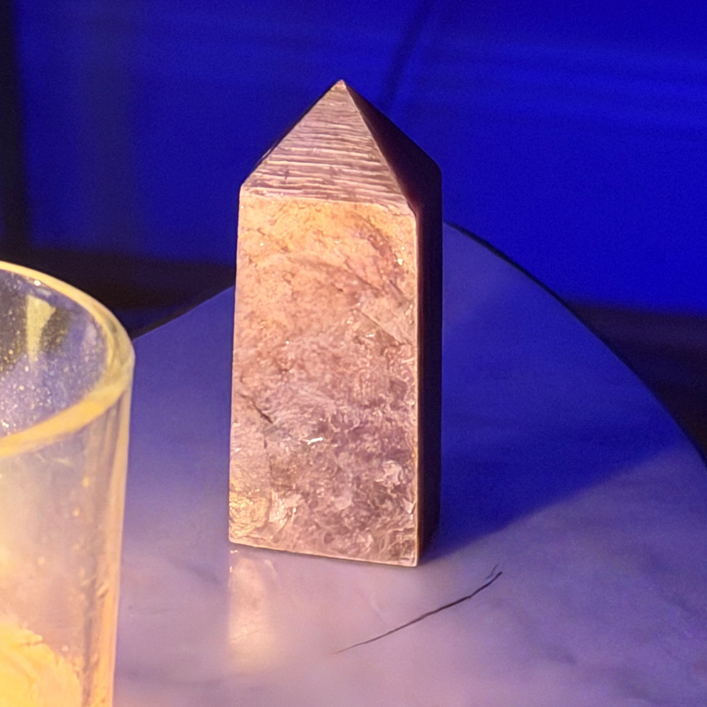 Lepidolite Purple Mica Obelisk