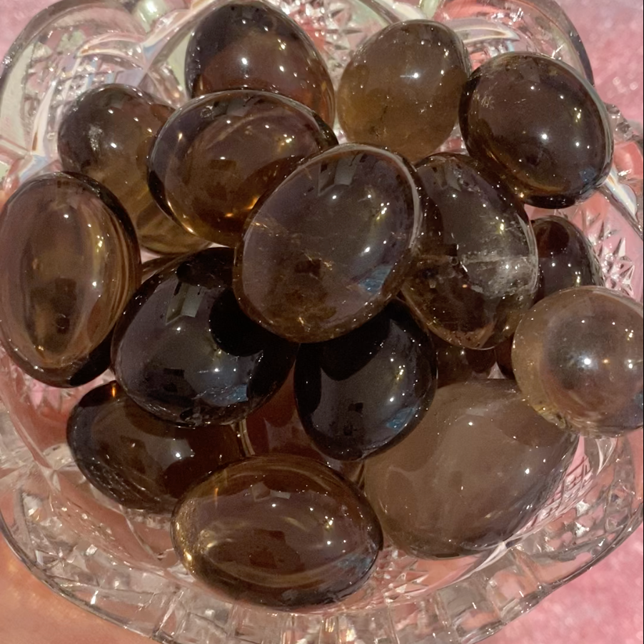 Smoky Quartz Tumbled Stone – Natural Stabilizing Crystal
