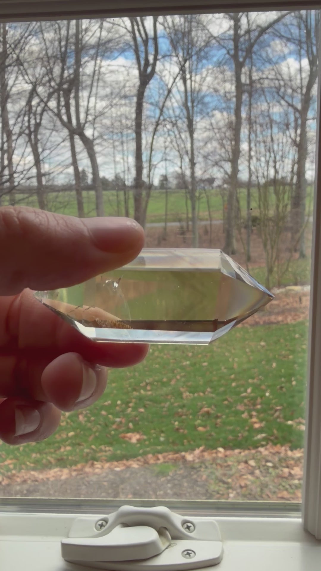 Load and play video in Gallery viewer, Citrine Double Terminated Crystal – Confidence &amp;amp; Energy- NEW ARRIVALS!
