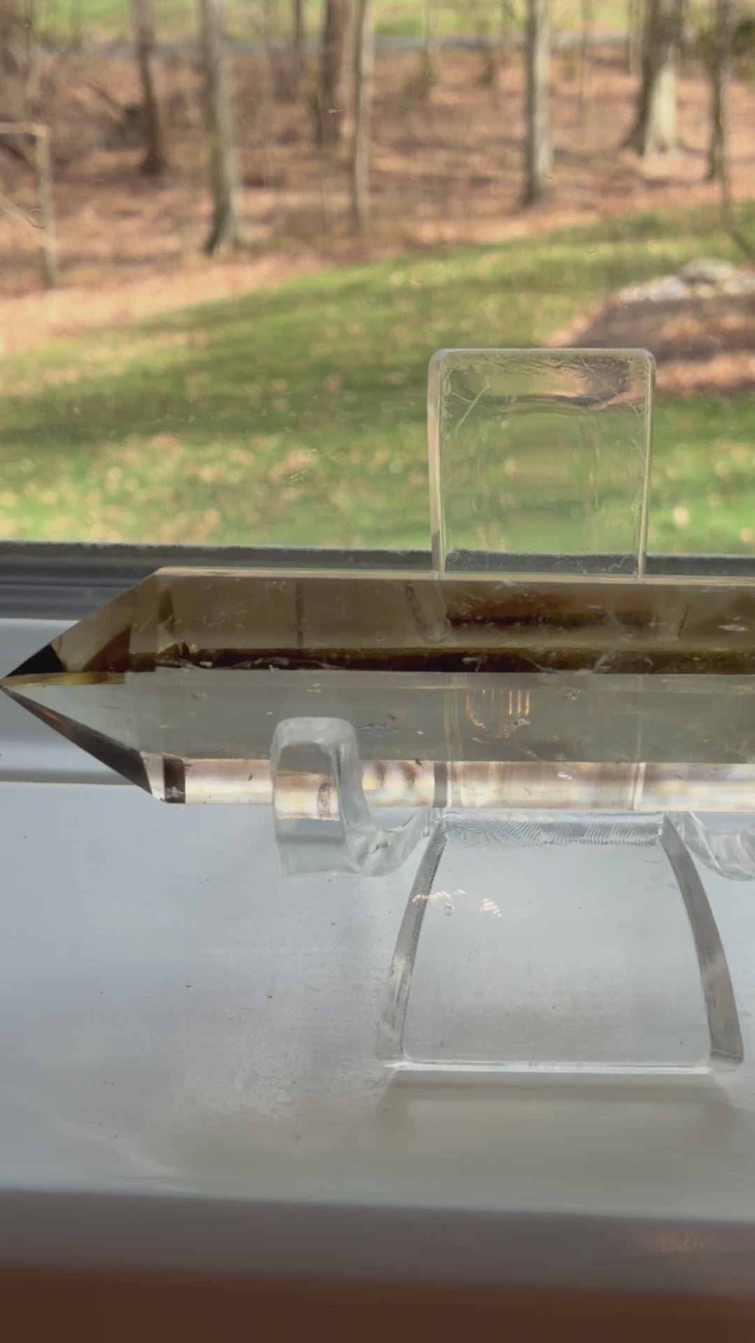 Load and play video in Gallery viewer, Citrine Double Terminated Crystal – Confidence &amp;amp; Energy- NEW ARRIVALS!
