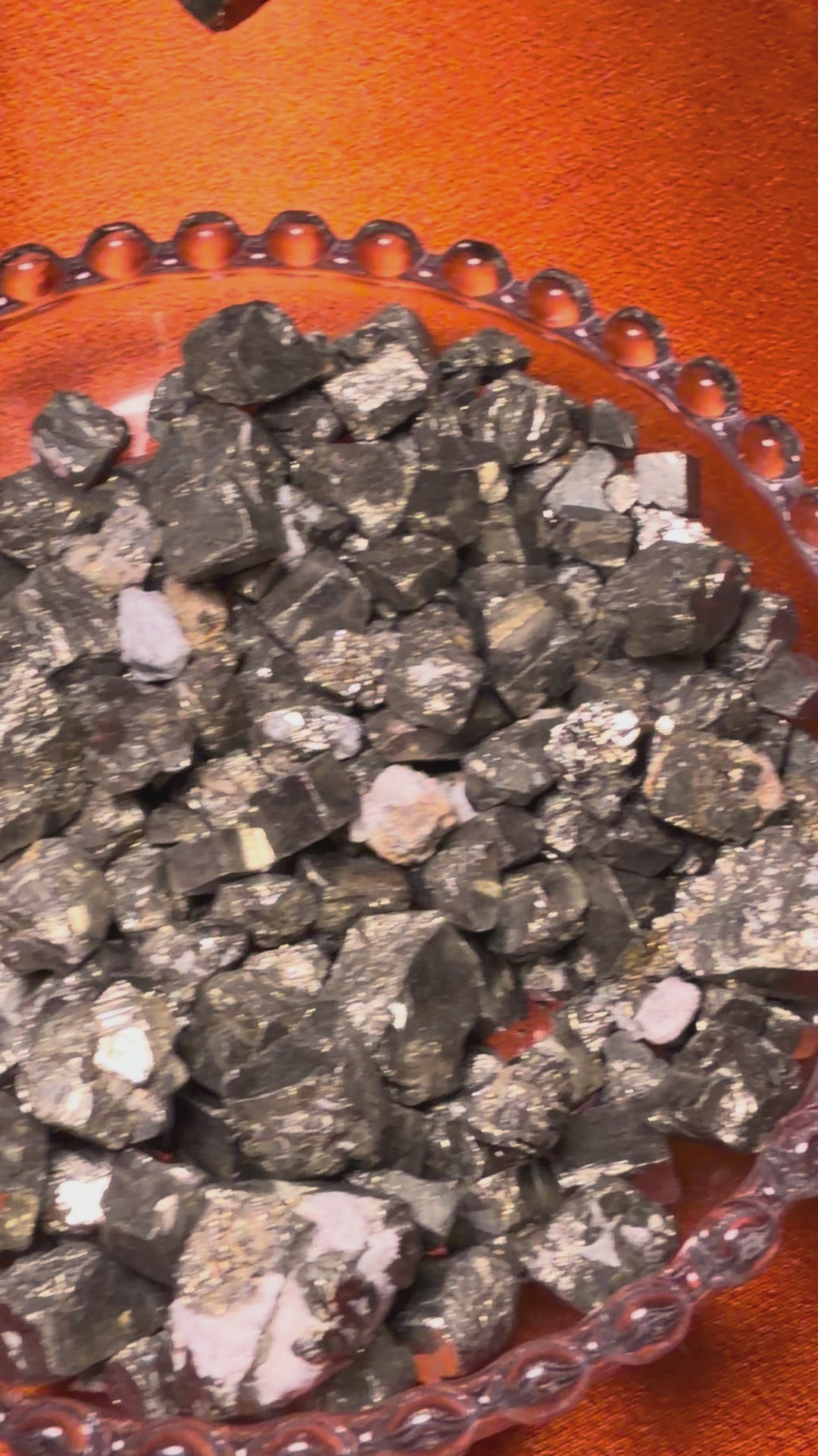 Load and play video in Gallery viewer, Mini Raw Pyrite Cubes
