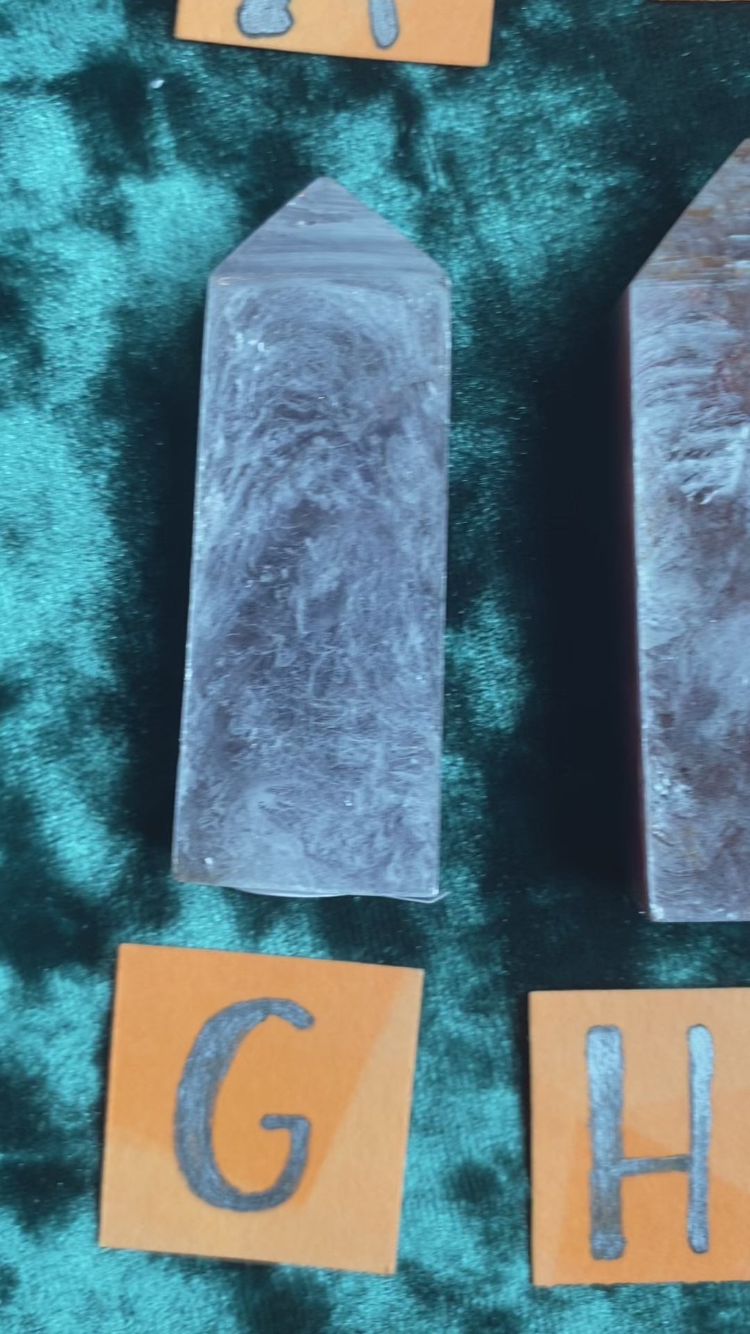 Load and play video in Gallery viewer, Lepidolite Purple Mica Obelisk

