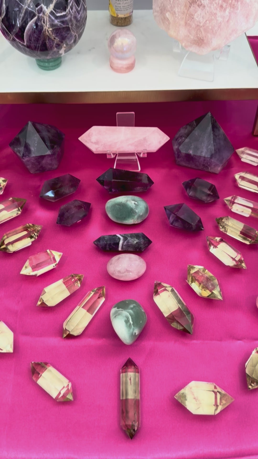 Load and play video in Gallery viewer, Amethyst Double Terminated Crystal
