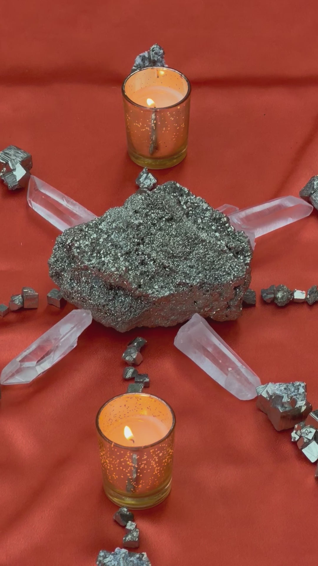 Load and play video in Gallery viewer, Pyrite Power Stone- Large Raw Statement Specimen
