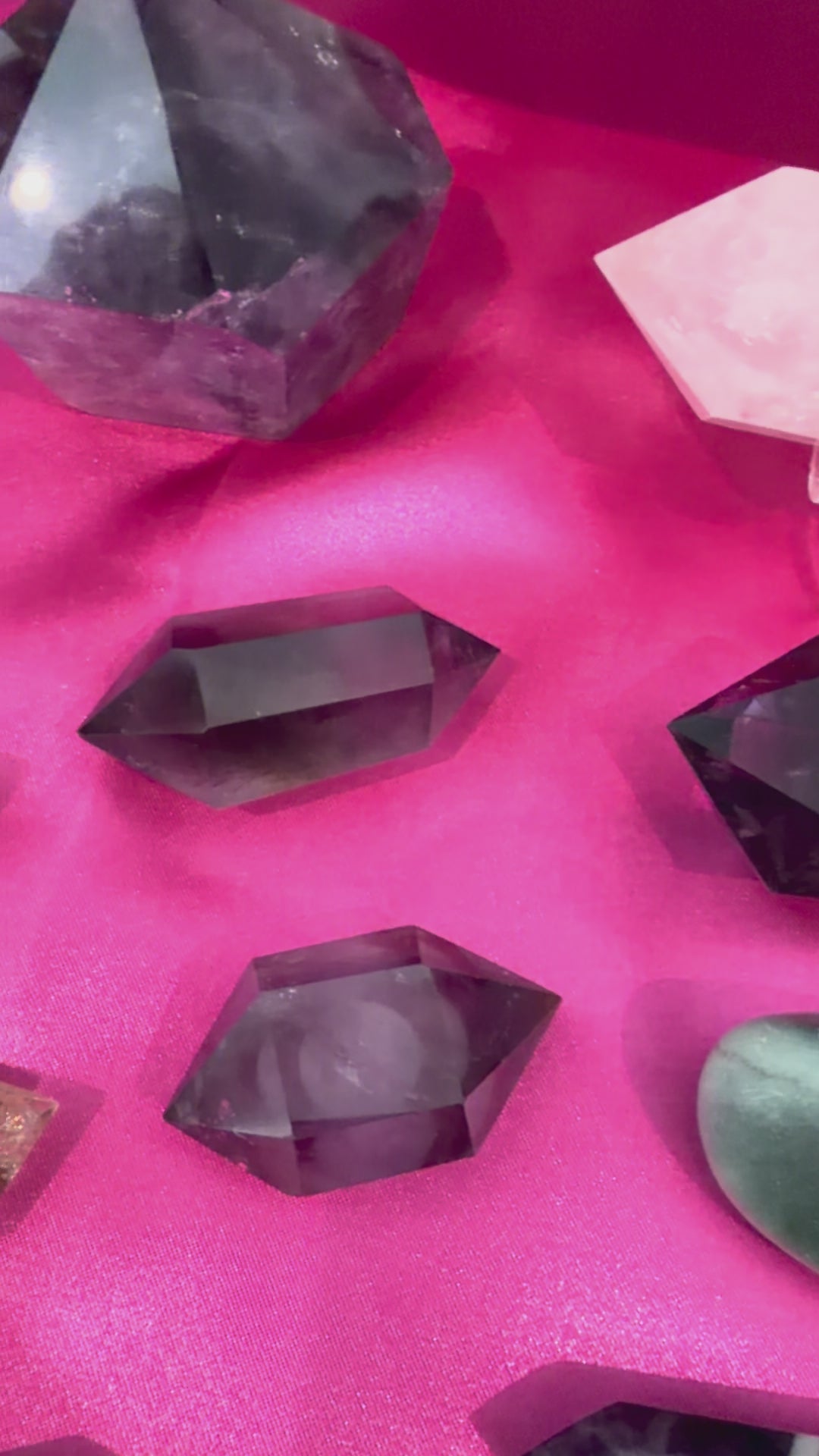 Load and play video in Gallery viewer, Amethyst Double Terminated Crystal
