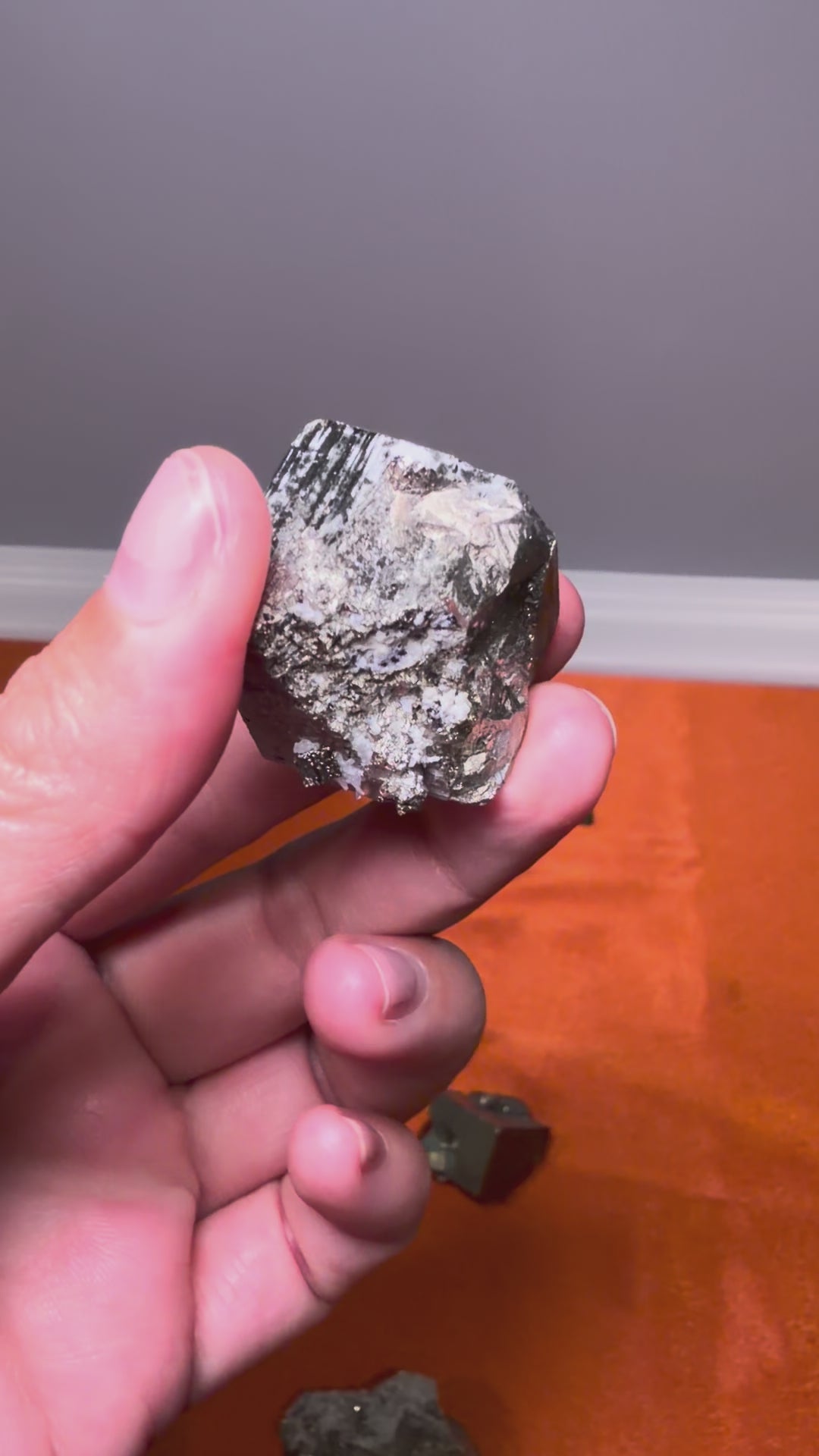 Load and play video in Gallery viewer, Pyrite Cubes &amp;amp; Clusters | Natural Pyrite Specimens

