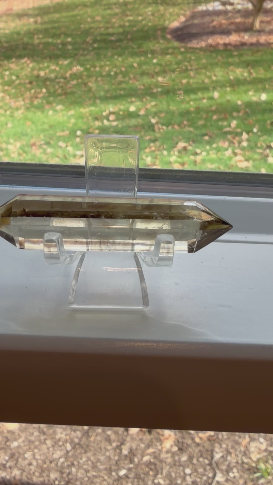 Load and play video in Gallery viewer, Citrine Double Terminated Crystal – Confidence &amp;amp; Energy- NEW ARRIVALS!
