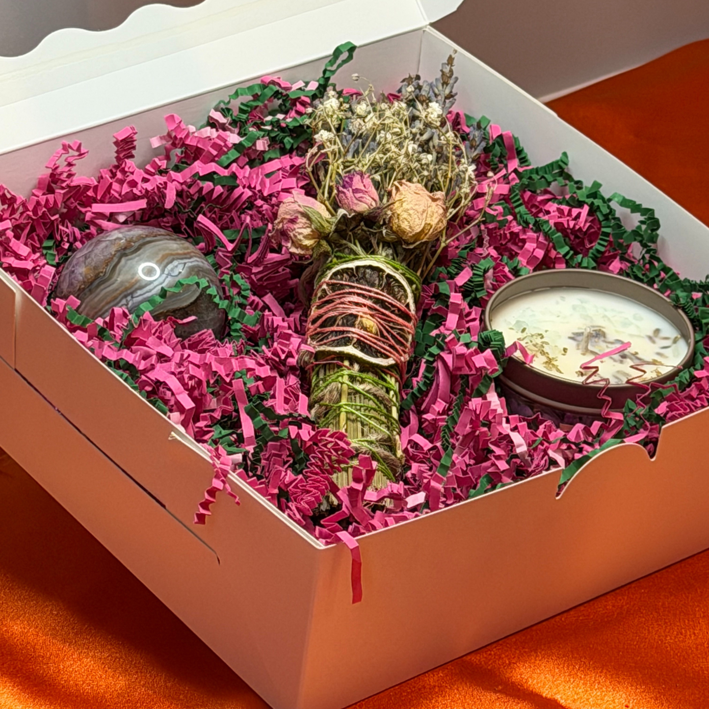 Lavender, Mint & Lime Smudge Stick – Spring Energy Clearing Bundle