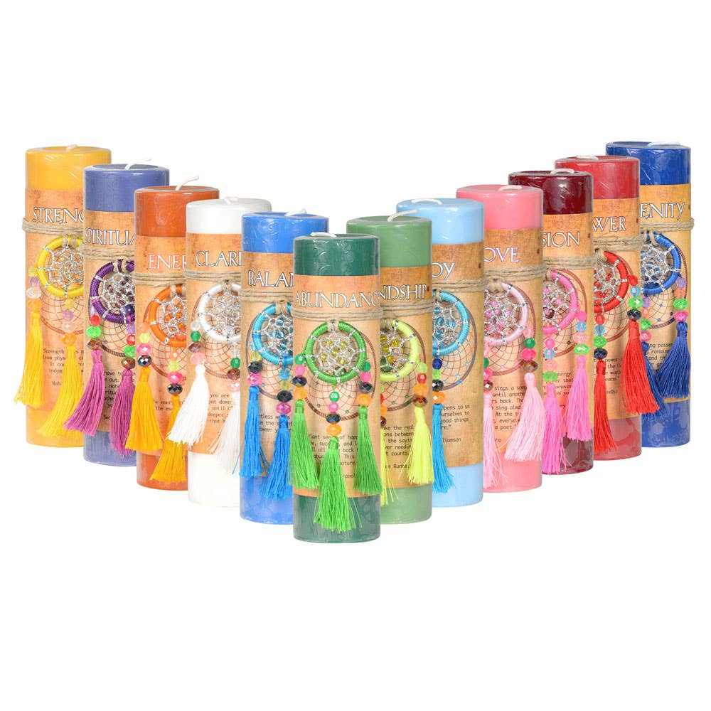 Dreamcatcher Candles- Assorted Colors