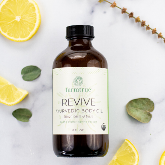 'Revive' Lemon Balm and Tulsi Body Oil